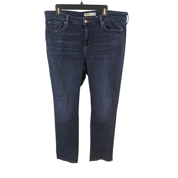 Signature by Levi Strauss Denim - Signature Levi Strauss Size 18L Blue Women's Jeans Mid-Rise Straight